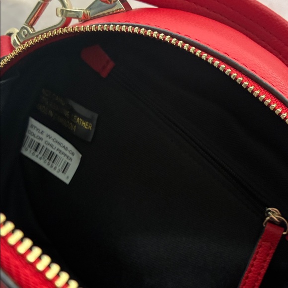 Vince Camuto Bold Red Circle Crossbody Bag - Picture 11 of 11